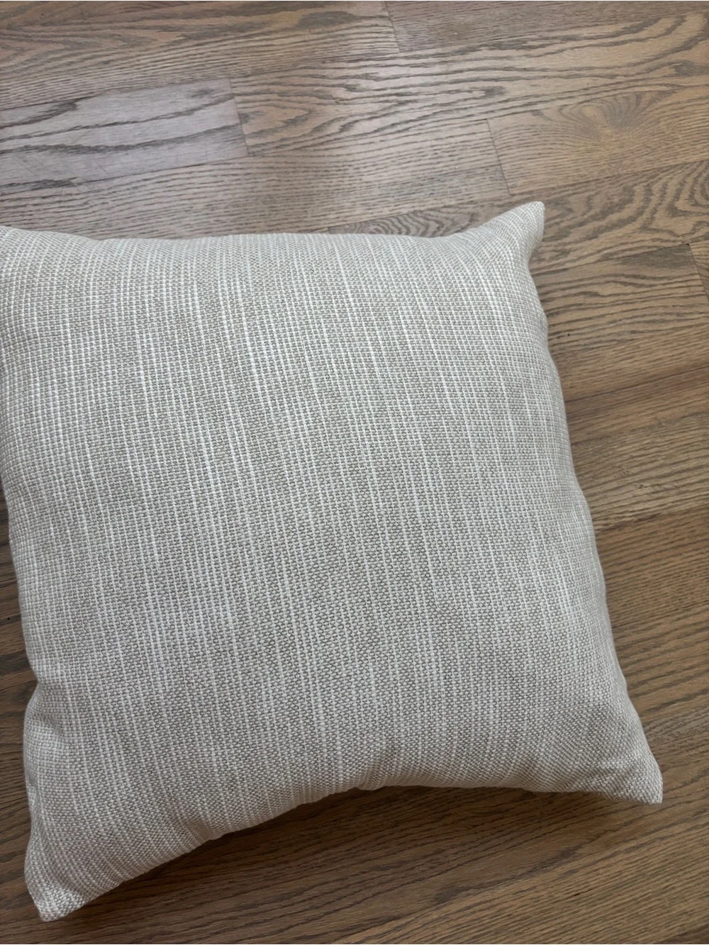 Calvin Klein 19 in Square Taupe Beige White Throw Pillows Set of 2